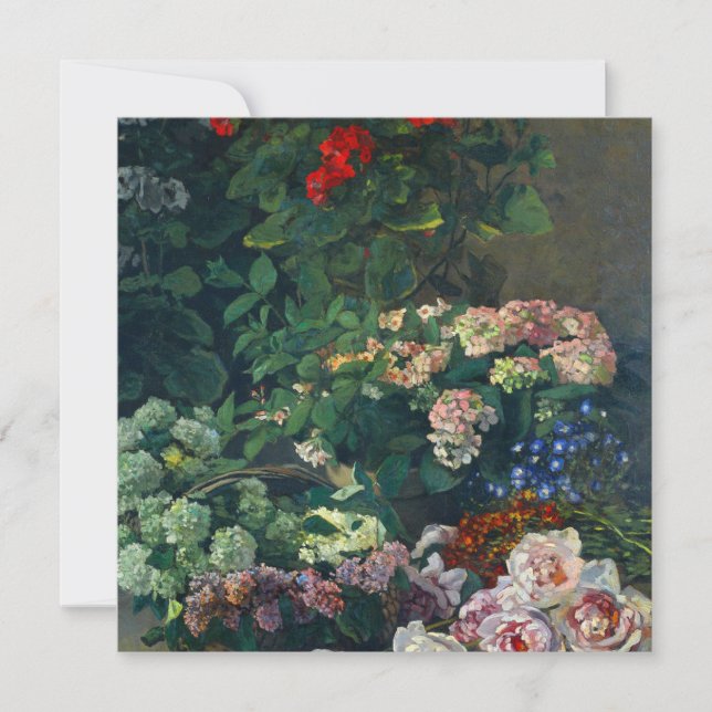 Invitation Monet Spring Flowers (Devant)