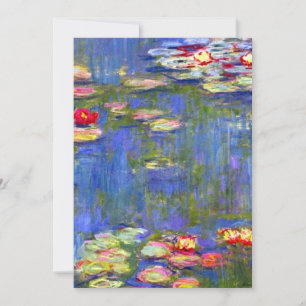 Invitation Monet Water Lilies