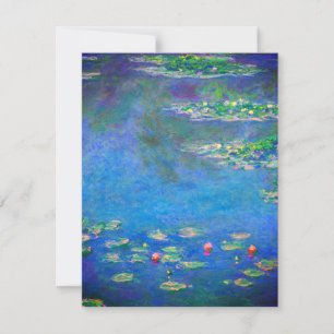 Invitation Monet Water Lilies 1906