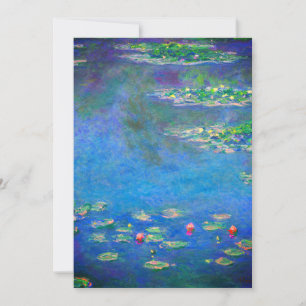 Invitation Monet Water Lilies 1906