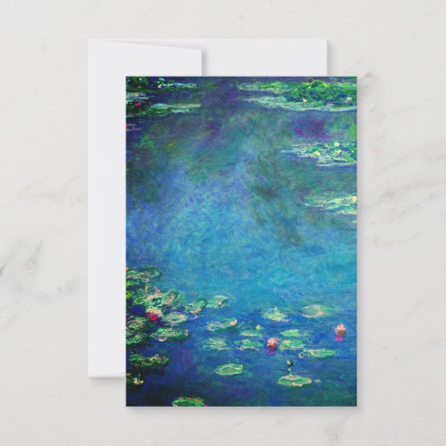 Invitation Monet Water Lilies 1906 (Devant)