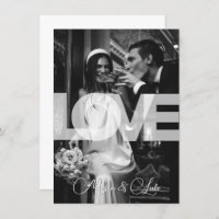 Monochrome Moderne typographie styliste mariage ph