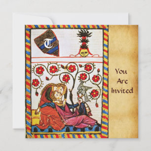 INVITATION MONOGRAMME AMOUR ÉTERNEL