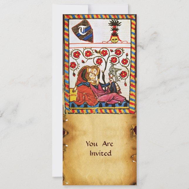 INVITATION MONOGRAMME AMOUR ÉTERNEL (Devant)