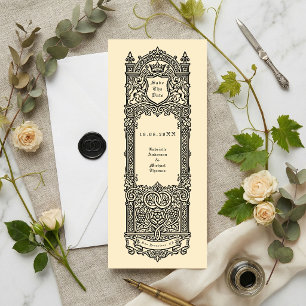 Invitation Monogramme Héraldique Save the Date