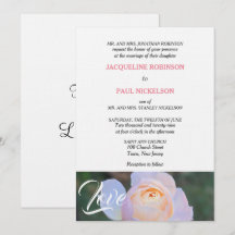 Monogramme Pastel Rose rose ensemble dans l'amour