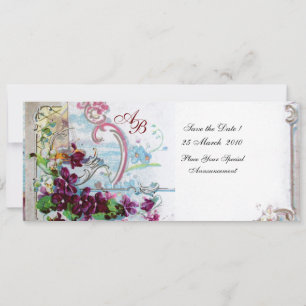 INVITATION MONOGRAMME ROMANTIQUE 4