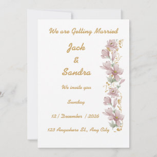 Invitation monsieur et madame