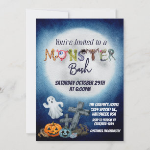 Invitation Monster Bash