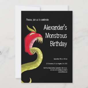 Invitation Monster Boys fête d'anniversaire