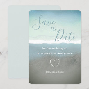 Invitation Montagnes Blue Ridge, réservez la date