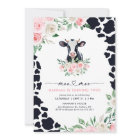 Moo Moo Je suis deux vaches florales roses fille 2