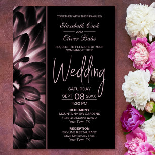 Invitation Moody Pink FlorMariage