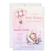 Moon rose Doux Sleepy Baby Bear Thème