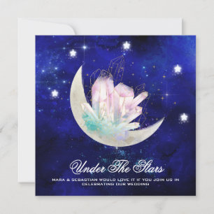Invitation *~* MOON STARS CRYSTAL Website RSVP AR14 Mariage