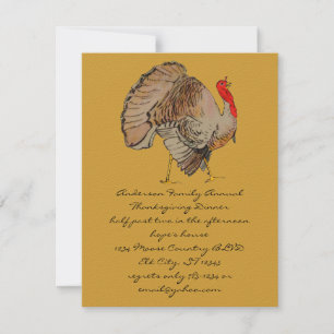 Invitation Moose Christmas