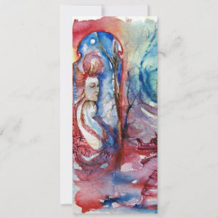 Invitation MORGANA , rose bleu violet rouge blanc