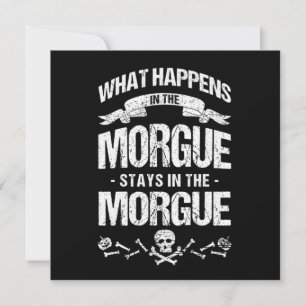 Invitation Morgue Embalmer Funéraire Directeur Cimetière Cade