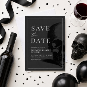 Invitation Mort à votre soirée des 20 ans, Enregistrez la dat