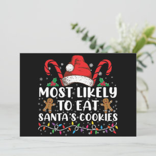 Invitation Most Likely To Eat Santas
