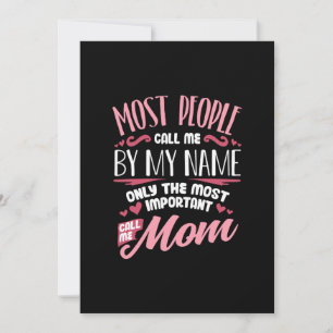 Invitation Mother Art Appel le plus important Appelez-Moi M