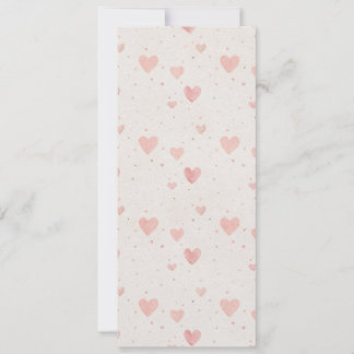 Invitation motif Cœur tendre