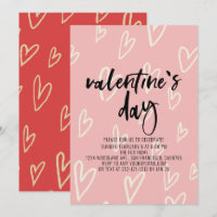 Motif de coeur rose Saint Valentin