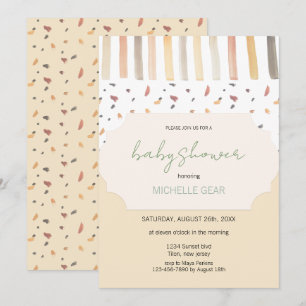Invitation Motif moderne Pastel d'automne