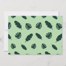 Motif sans couture de feuilles de Monstera et de p