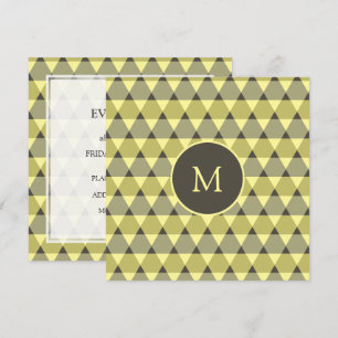 Invitation Motif triangles
