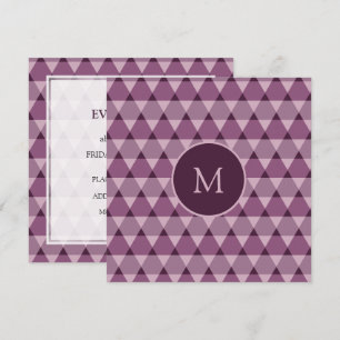 Invitation Motif Triangles