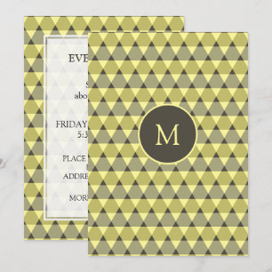 Invitation Motif triangles