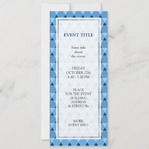 Invitation Motif triangles