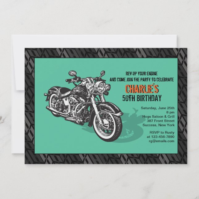 Invitation moto (Devant)