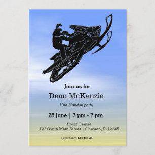 Invitation Motoneige