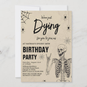 Invitation Mourir Pour Vous De Nous Rejoindre Halloween Anniv