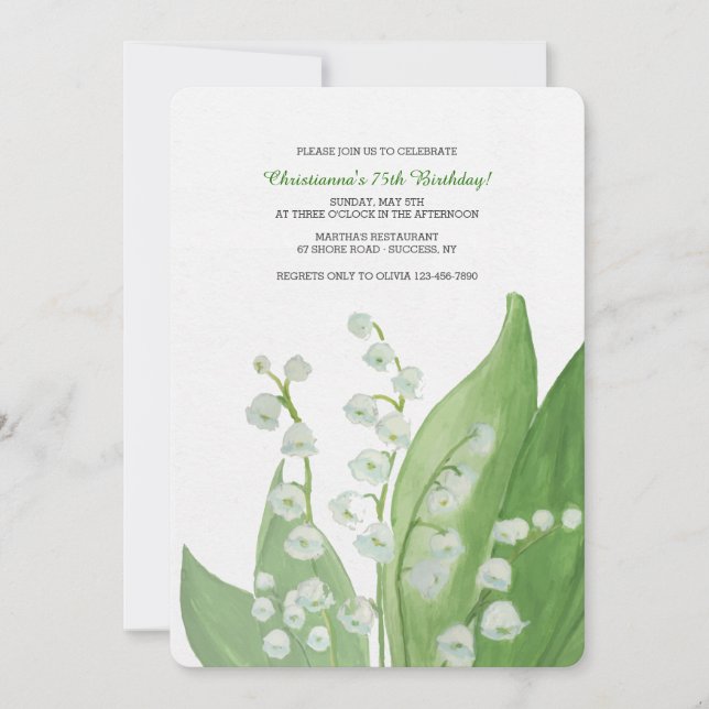 Invitation Muguet (Devant)