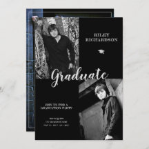 Invitation Multi Photo Graduation