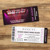 Music Concert VIP Ticket Et Mariage RSVP