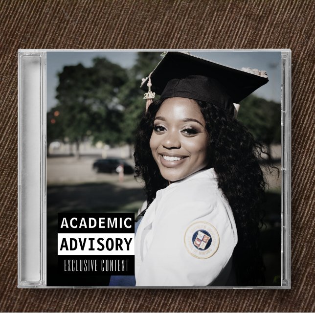 Invitation Musique CD Album Cover Graduation Party (Music CD Album Cover Graduation Party Invitation
)