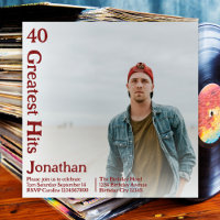 Musique Retro Couverture d'album personnalisée 40e