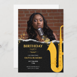 Invitation Musique Trumpet photo jazz