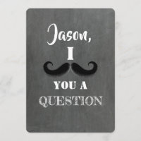 Mustache Funny Groomsman ou Best Man