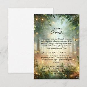 Invitation Mystic Forrest Meadow Magic