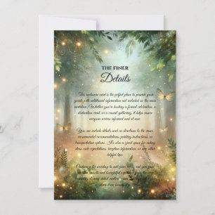Invitation Mystic Forrest Meadow Magic