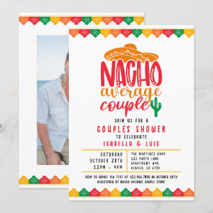 Invitation Nacho Couple moyen Couples Douche Photo