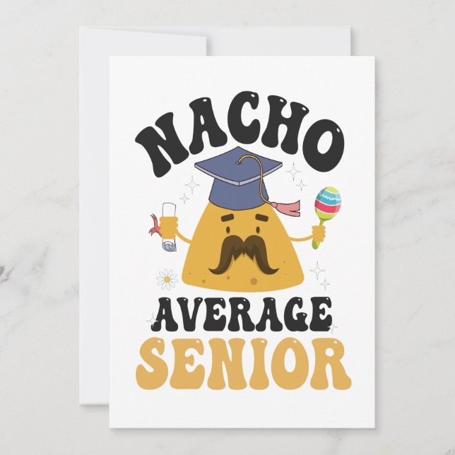 Invitation Nacho Graduation Supérieure Moyenne Cinco De Mayo  (Devant)