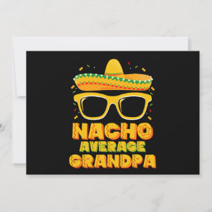 Invitation Nacho Moyenne Famille Grandpa Cinco De Mayo