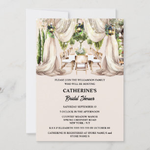 Invitation Nappes de table de vignoble en plein air pour dîne