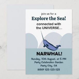 Invitation Narwal Connecté À L'univers Narwal